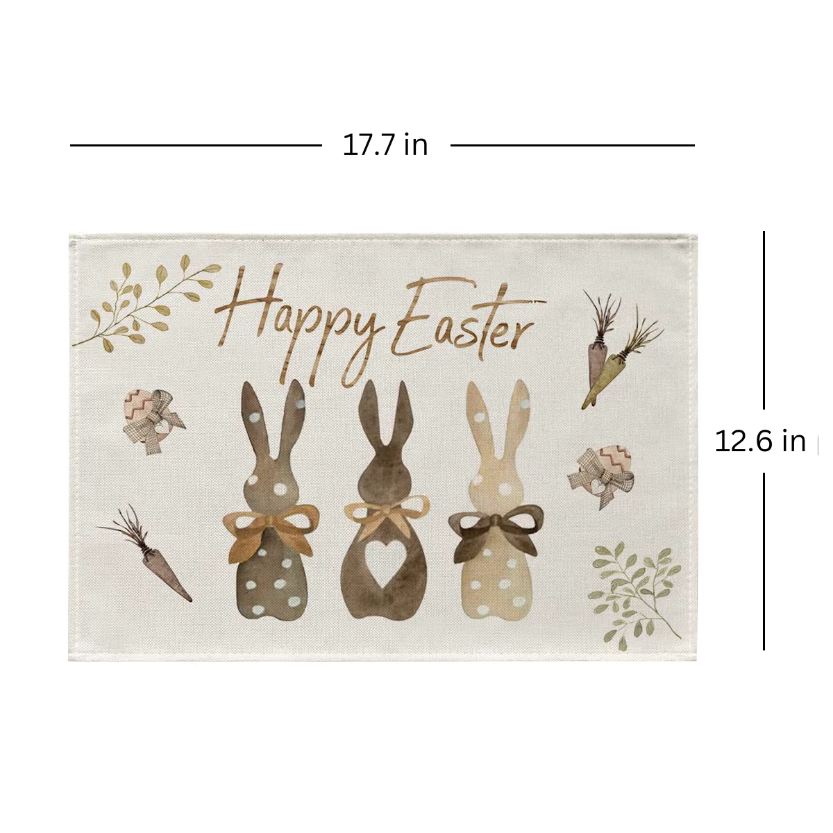 Hoppy Hearts - Table Placemat