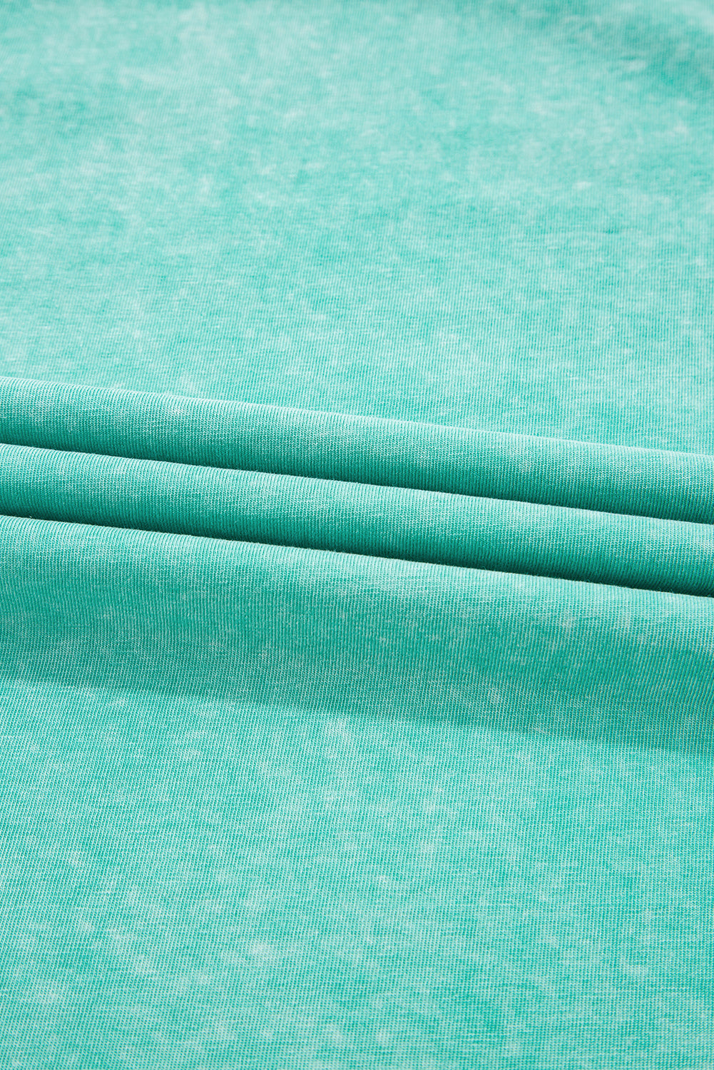 Mineral Wash Pocket Shirt Long Dress (Aqua)