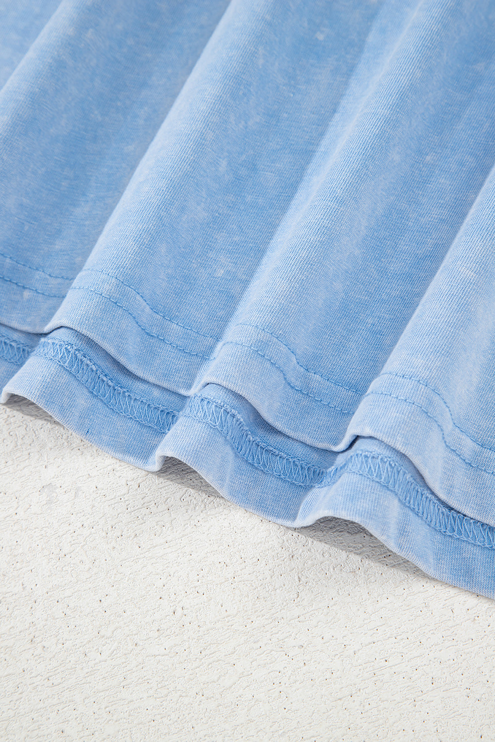 Mineral Wash Pocket Tank Dress (Blue)
