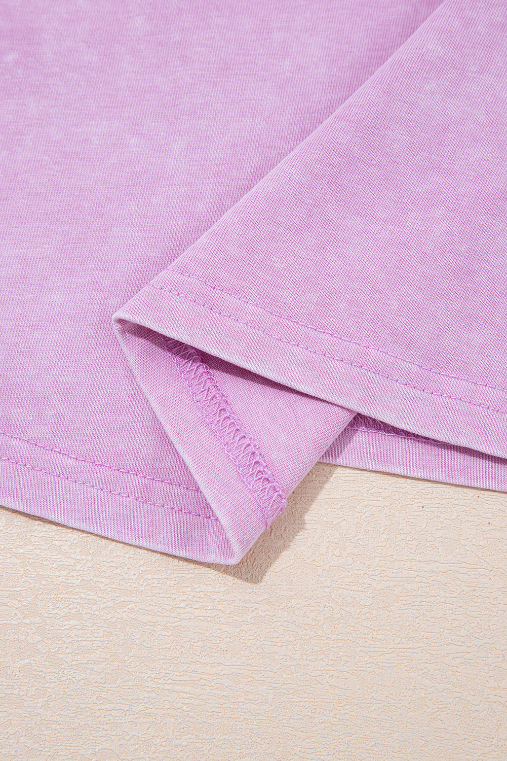 Mineral Wash Patch Tank Top (Orchid)