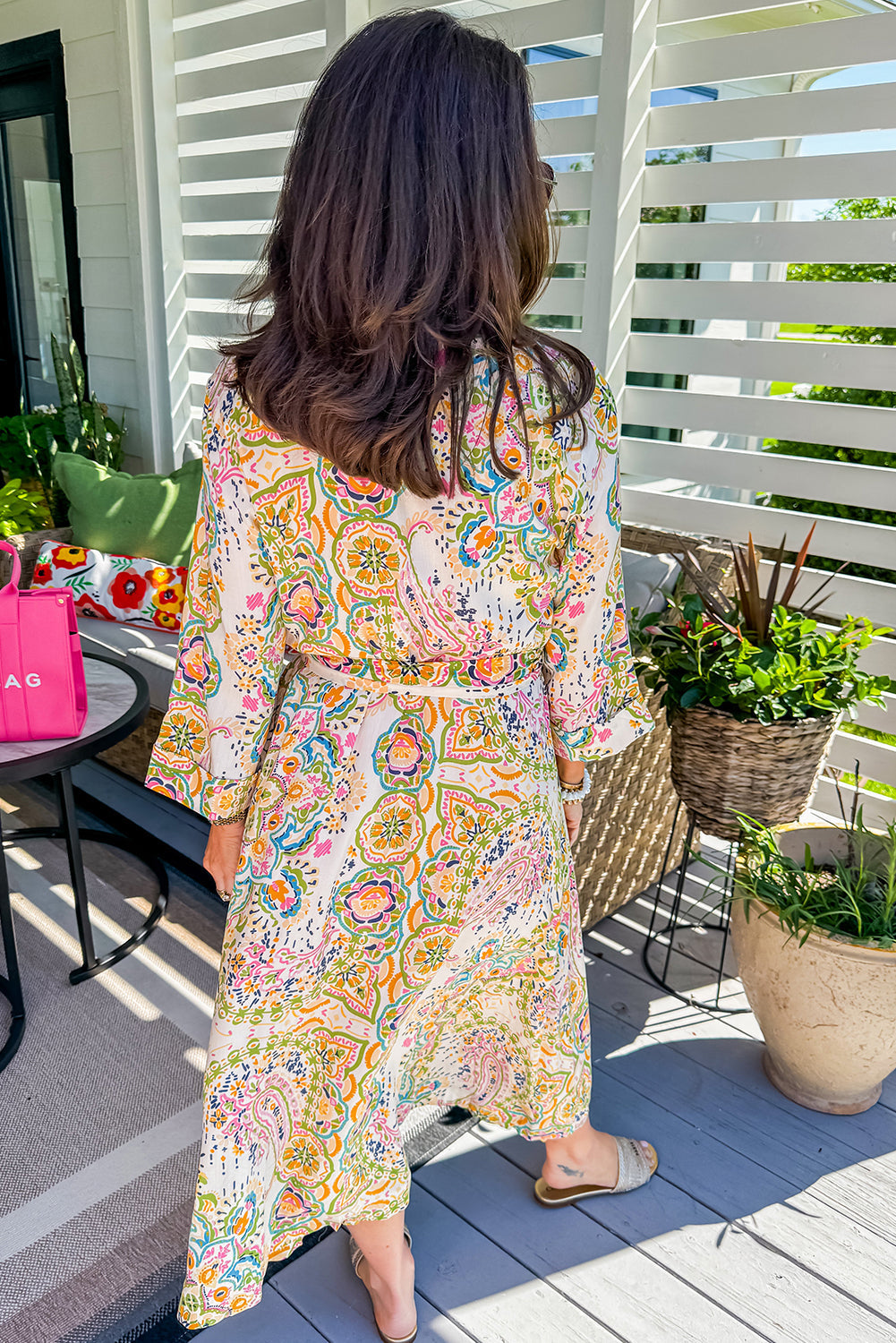 Paisley Paradise Midi Dress