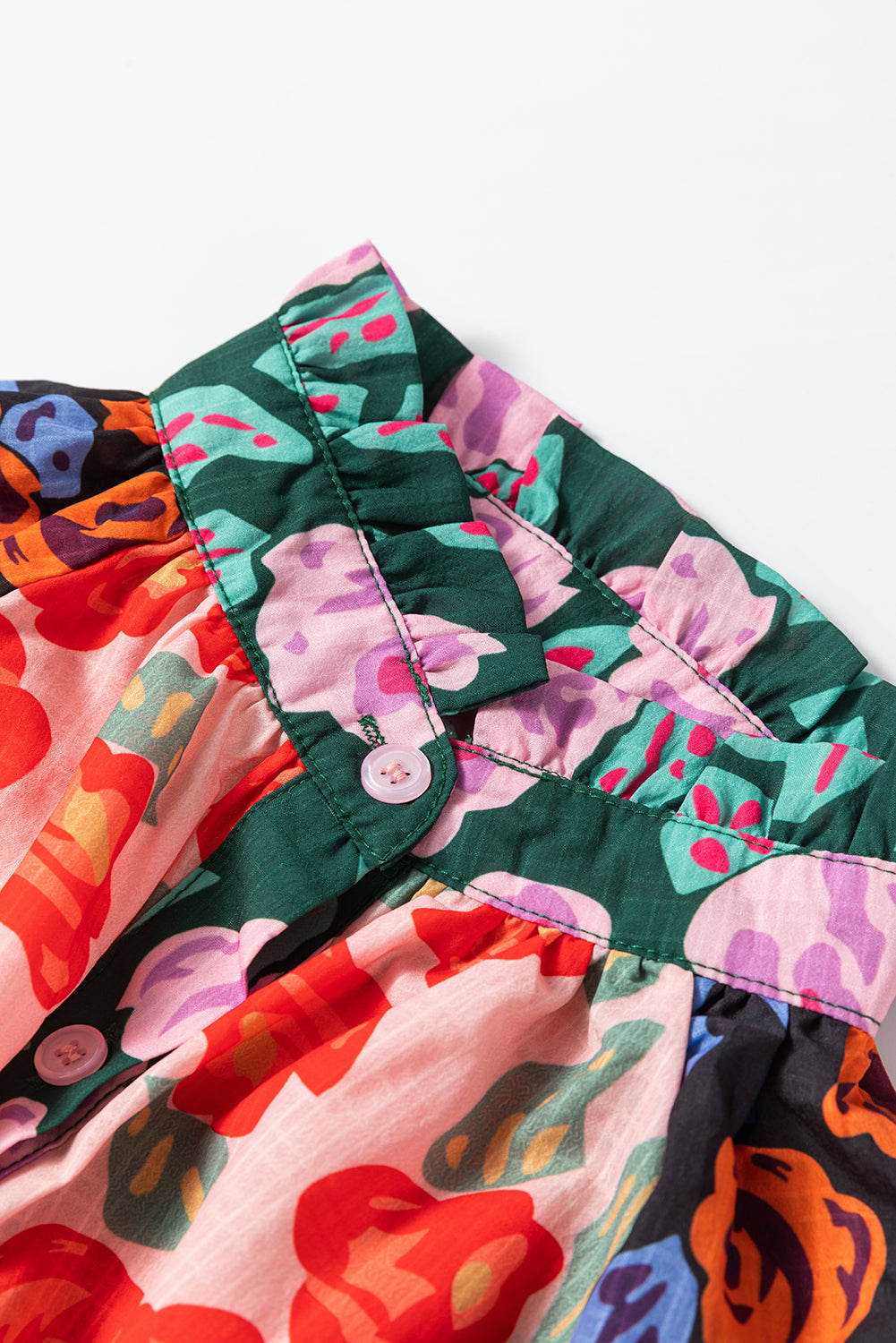 Floral Puff Sleeve Shirt