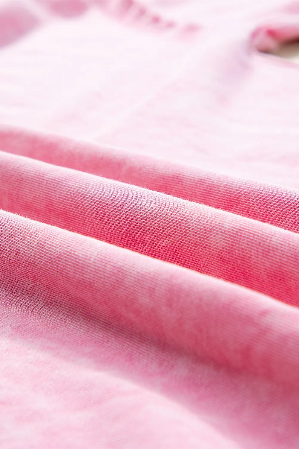 Pink Oversized Mineral Wash Top (In-Stock) - XL