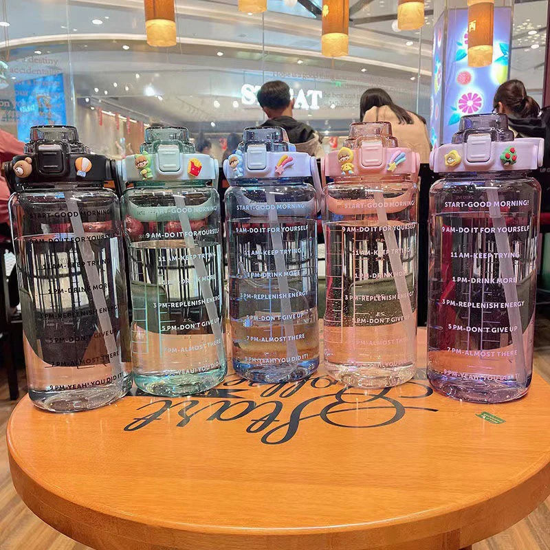 Motivational Water Bottle (64 Oz)