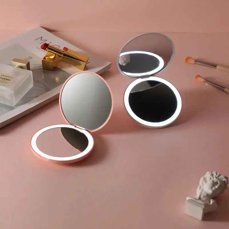 LED Light Cosmetic Mirror (3 Colors)
