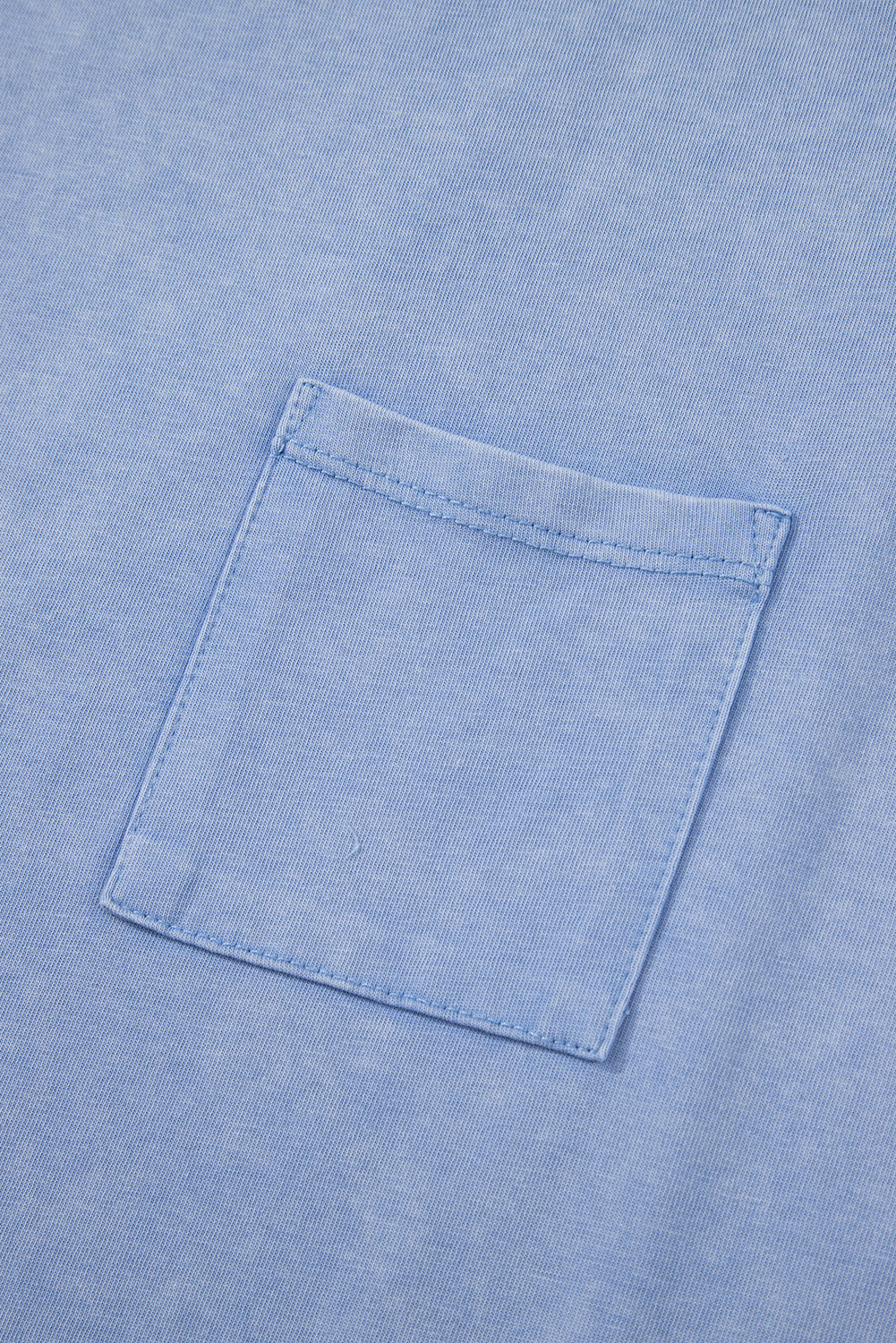 Mineral Wash Patch Tank Top (Blue)