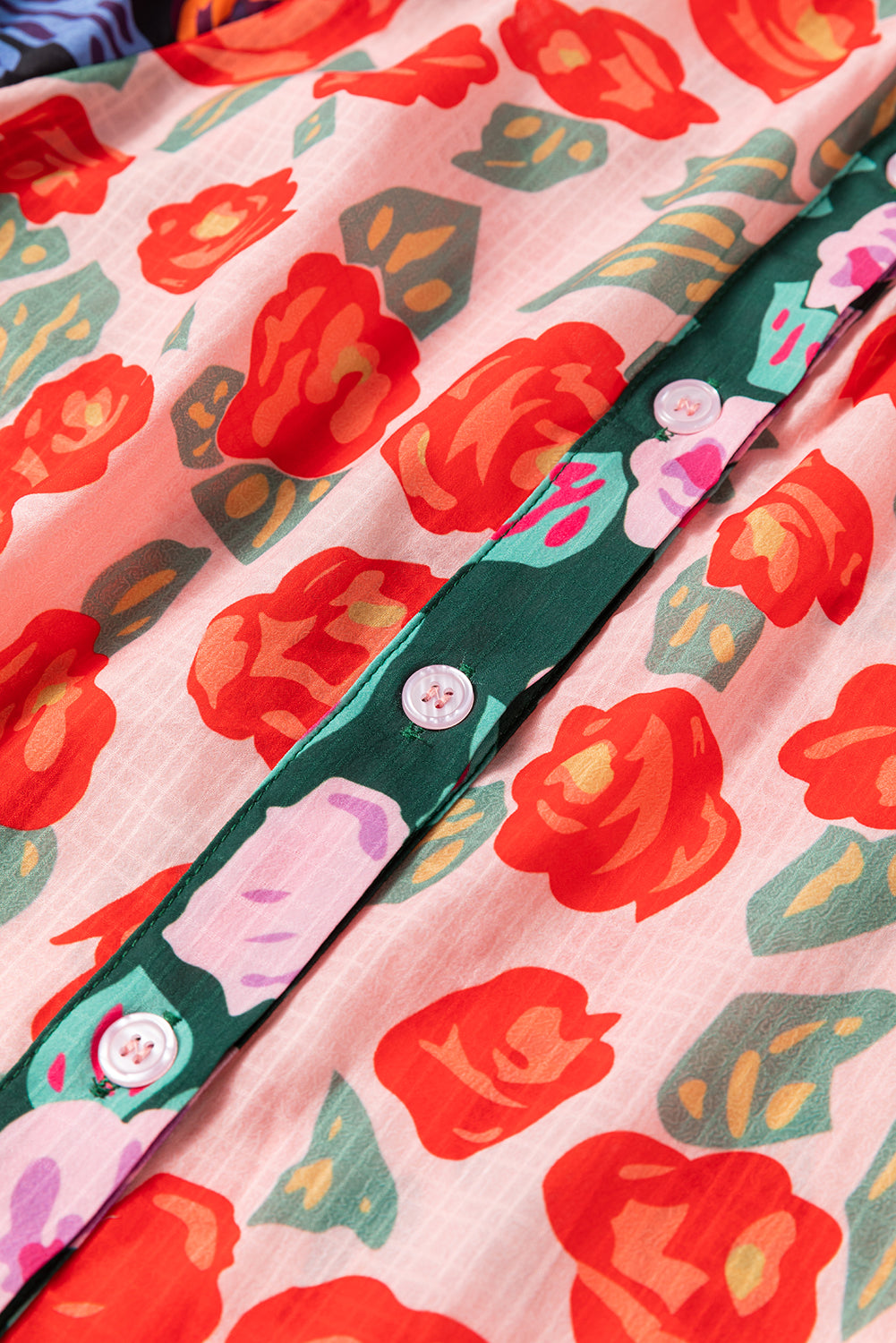 Floral Puff Sleeve Shirt