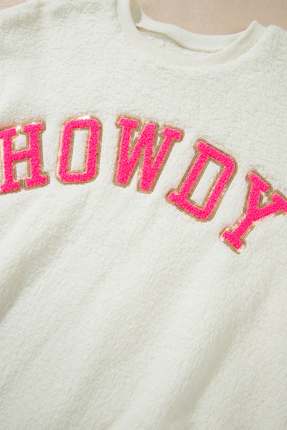 Sherpa HOWDY Patched Sweatshirt