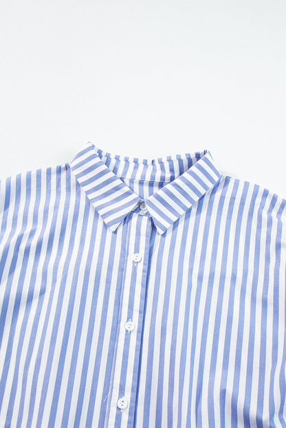 Breezy Blues Dolman Oversized Shirt
