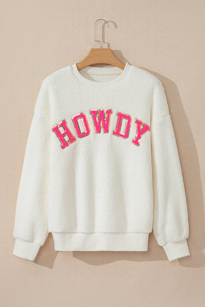 Sherpa HOWDY Patched Sweatshirt