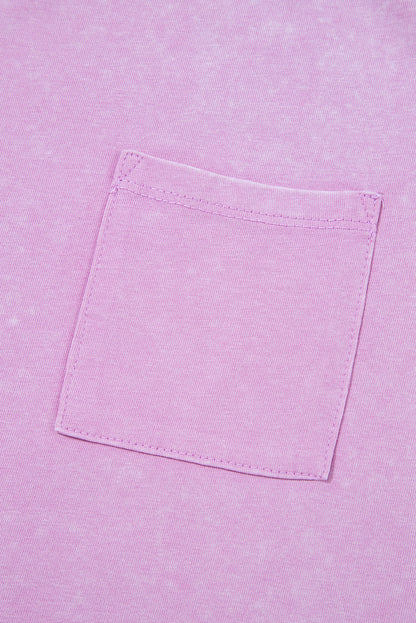 Mineral Wash Patch Tank Top (Orchid)