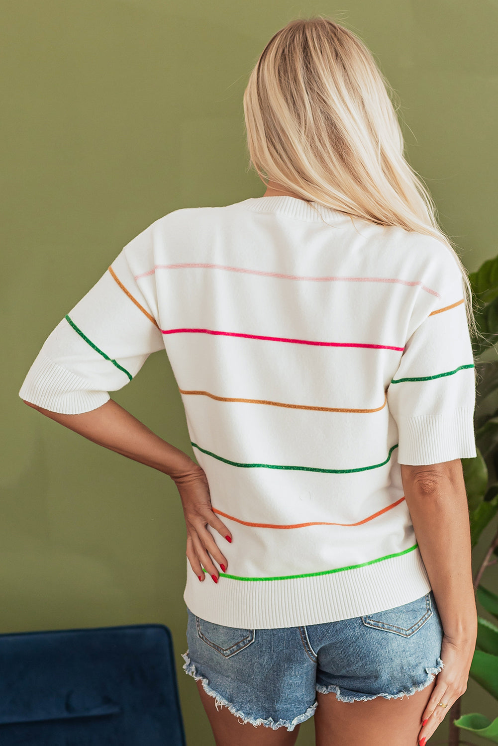 Color Pop Cream Sweater
