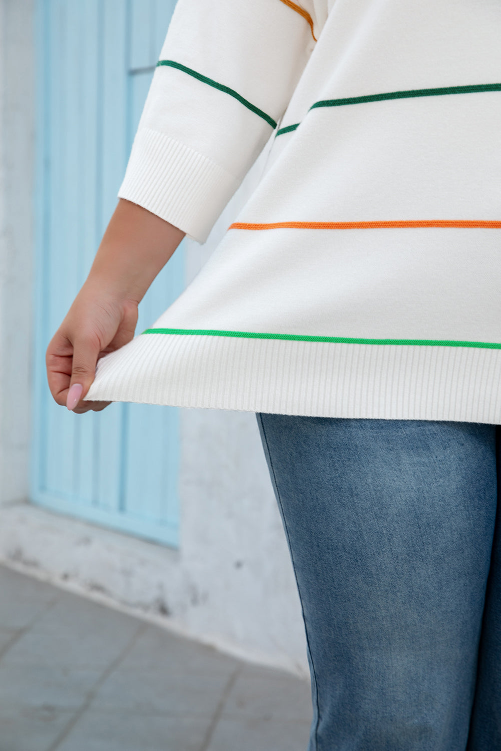 Color Pop Cream Sweater