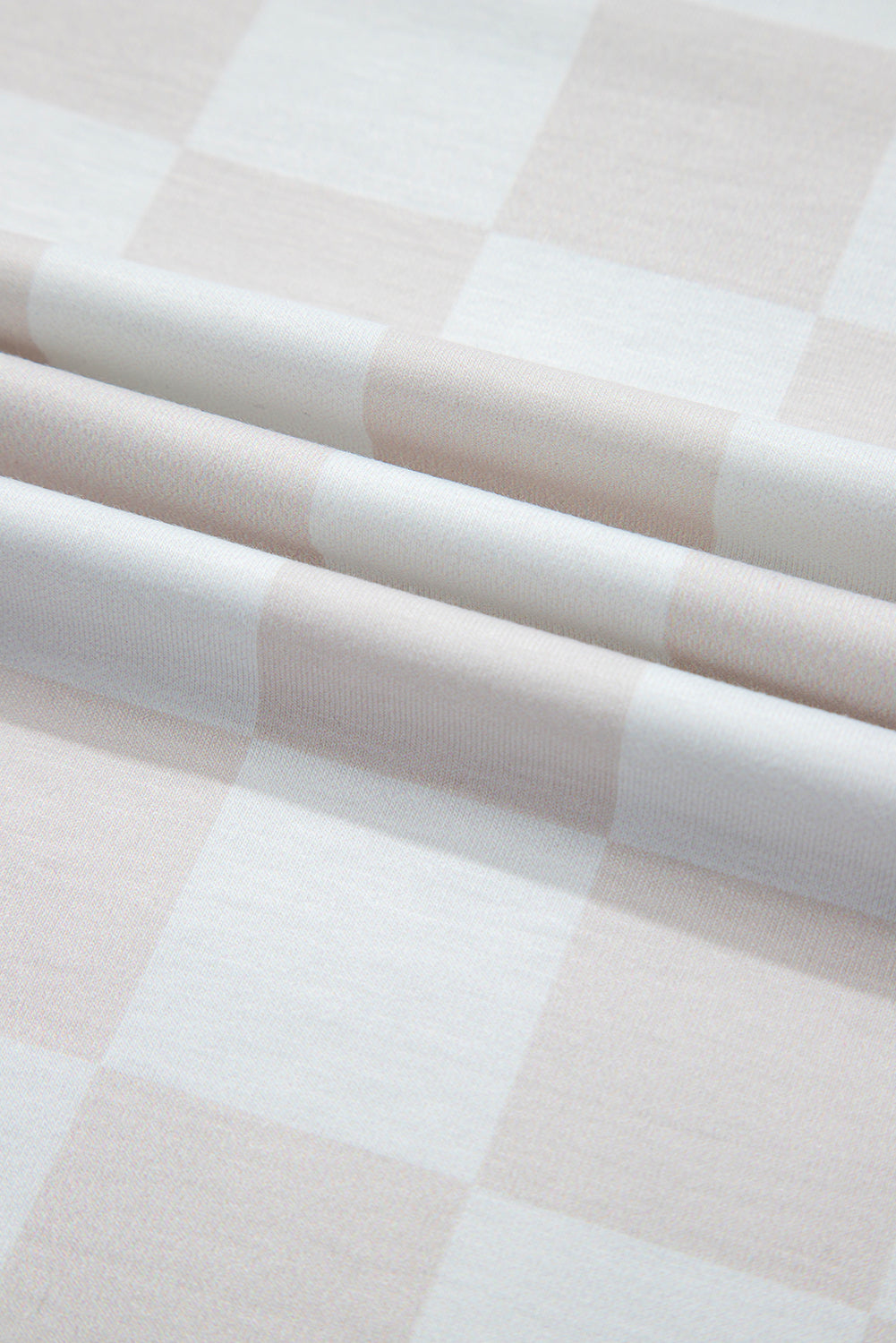 Beige Bliss Checkered Comfort Set