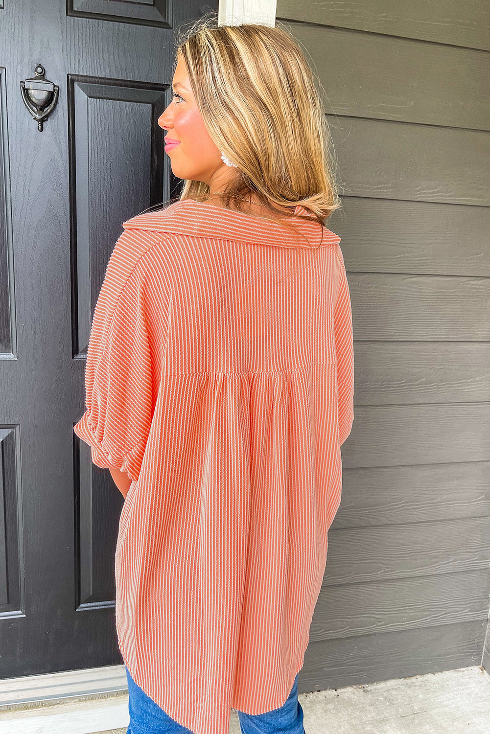 Clementine Corded Top