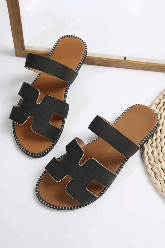 Black Sandals (In-Stock) - Size 6