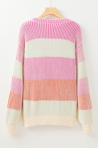 Creamsicle Bubble Sleeve Sweater