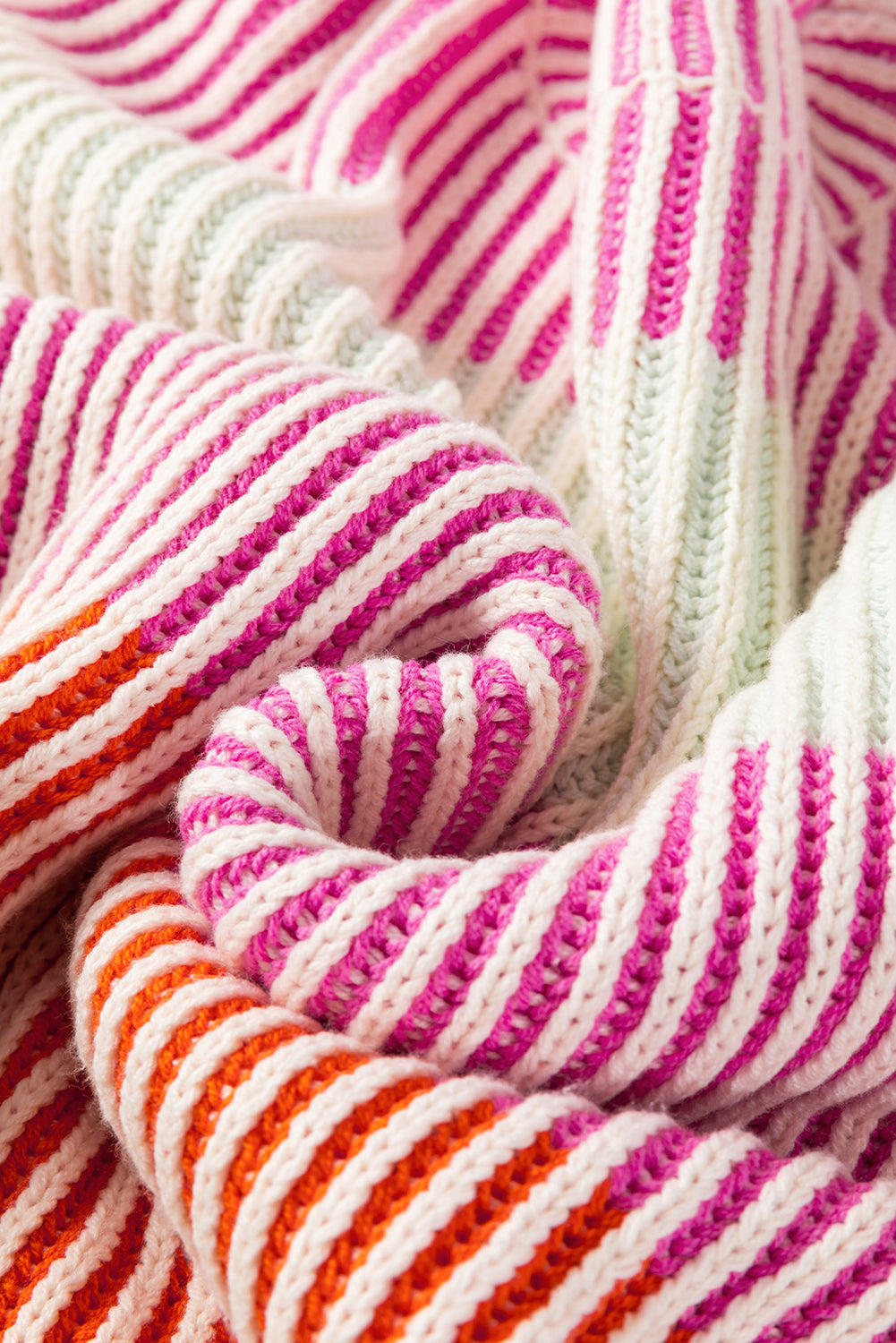Creamsicle Bubble Sleeve Sweater
