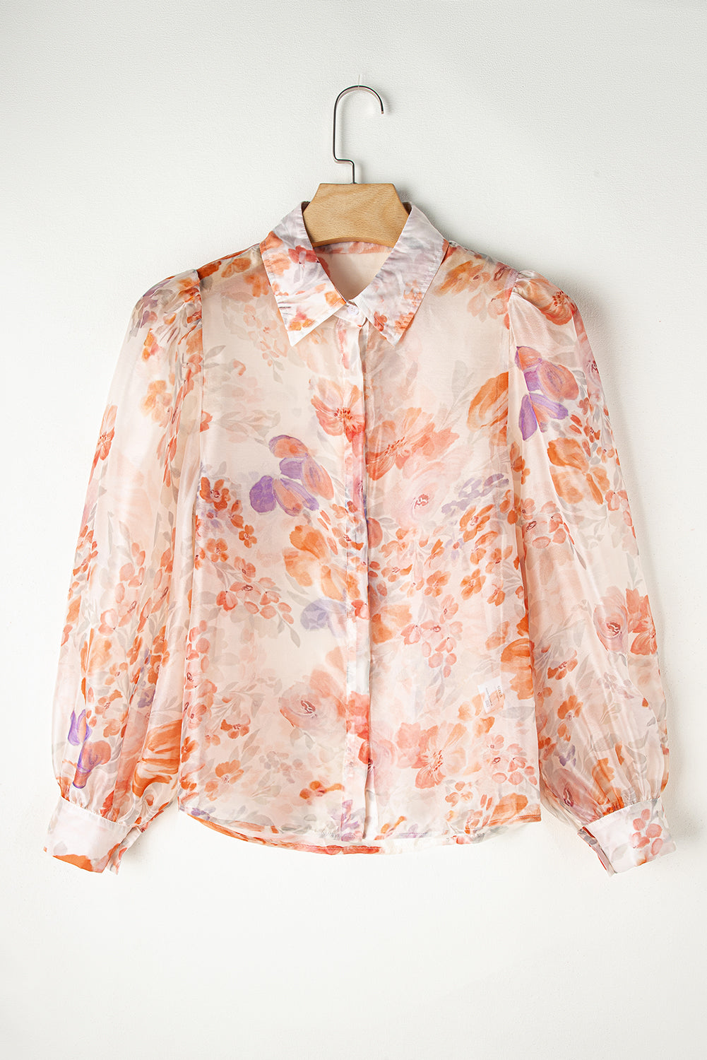 Floral Fling Balloon Sleeve Top