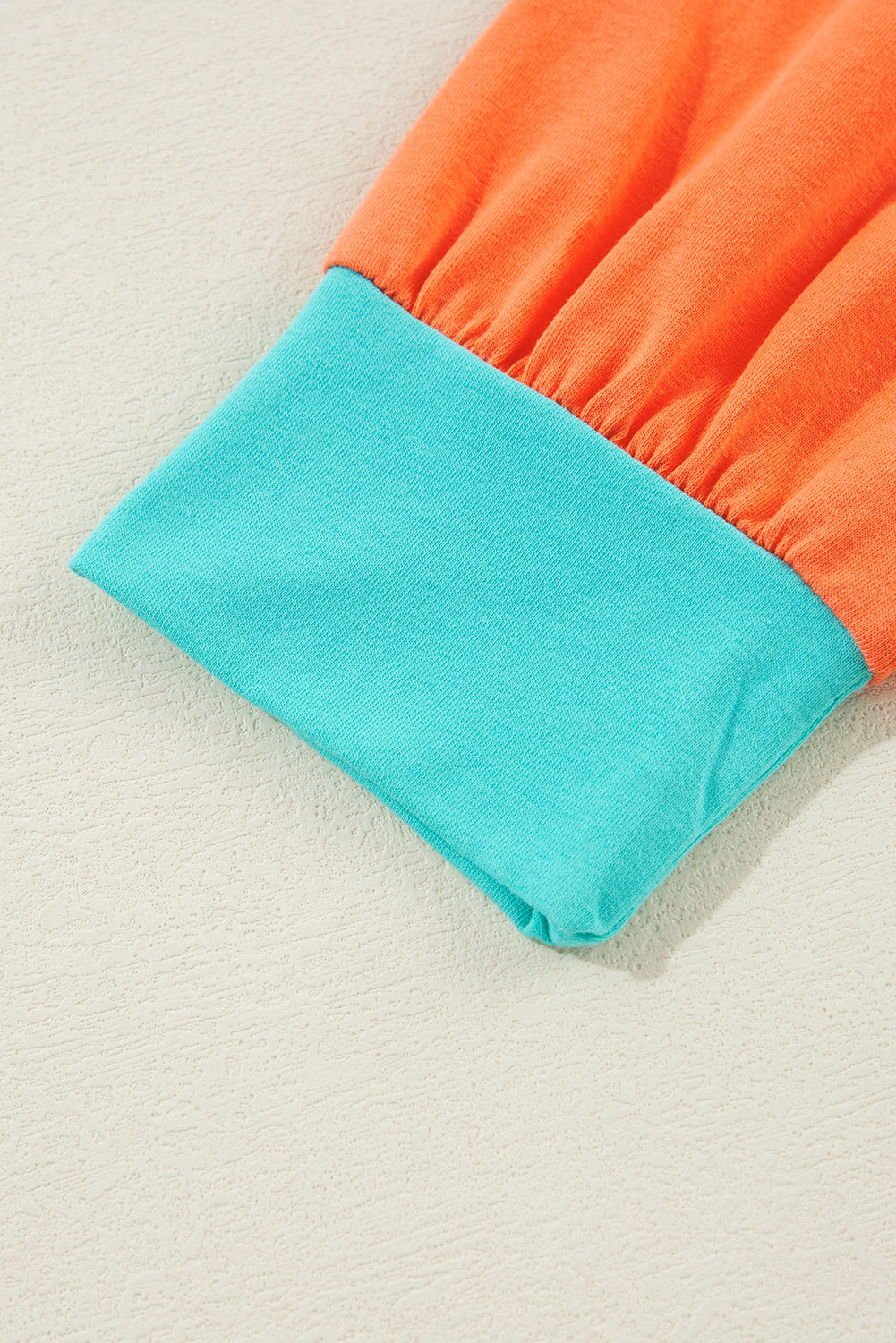Teal Sherbet Stripe Oversized Top