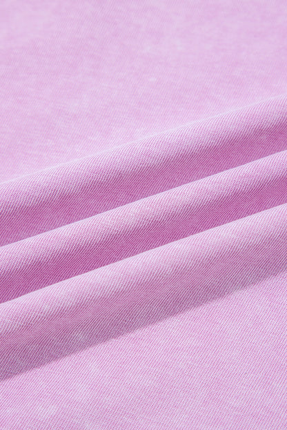 Mineral Wash Patch Tank Top (Orchid)