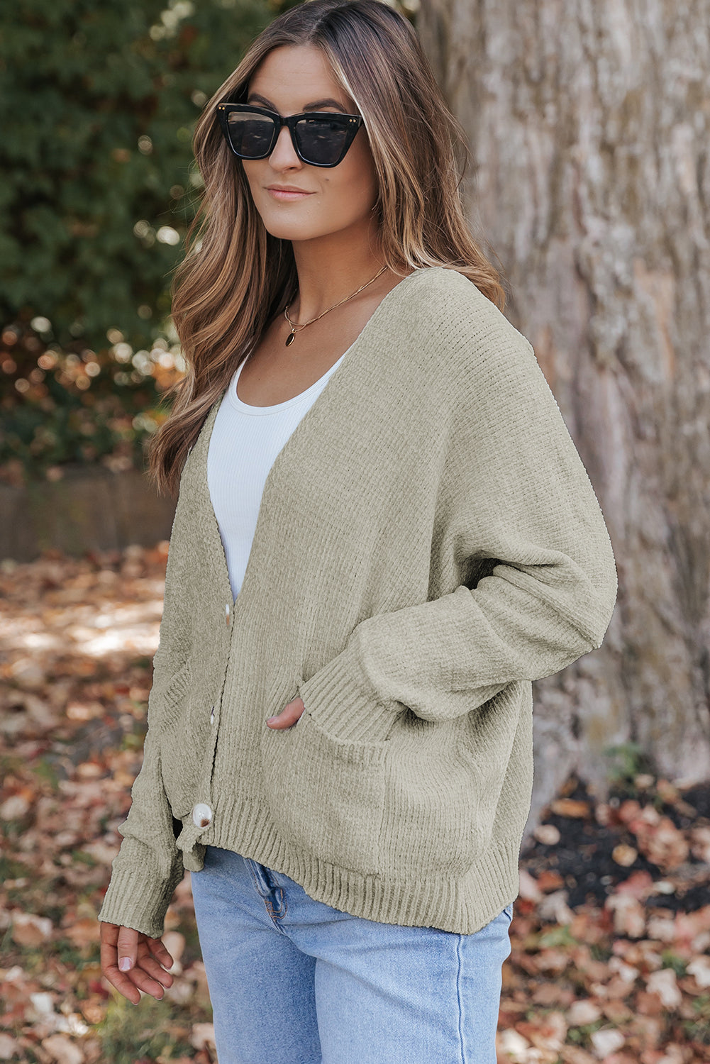 Cozy Vibes Cardigan (Sand)