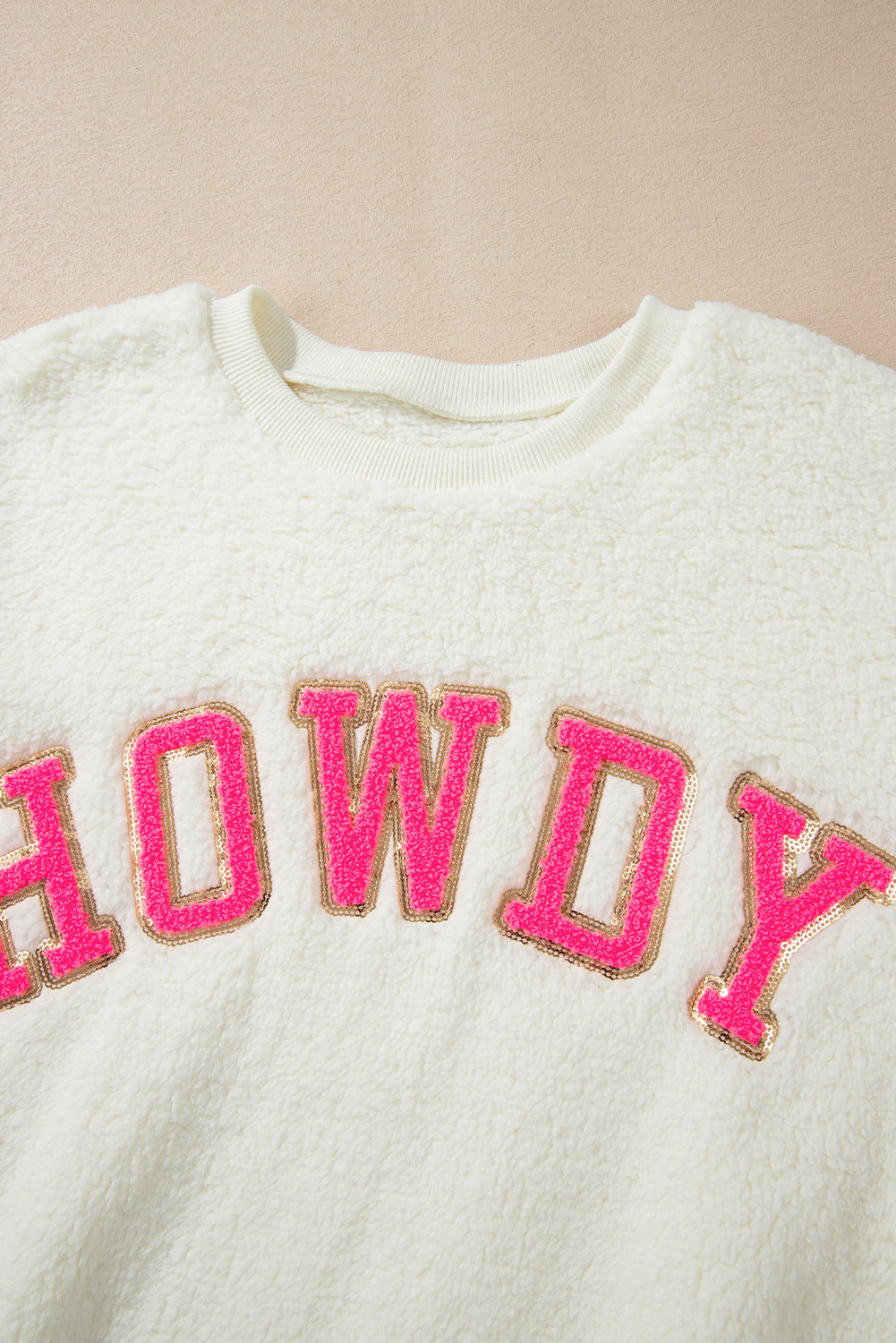 Sherpa HOWDY Patched Sweatshirt