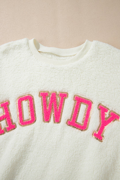 Sherpa HOWDY Patched Sweatshirt