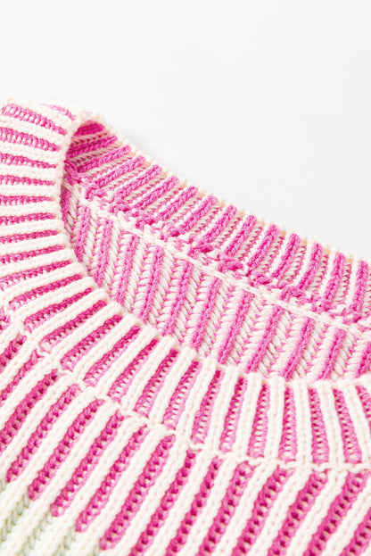 Creamsicle Bubble Sleeve Sweater