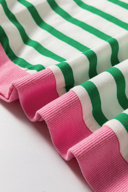 Minty Fresh Stripe Long Sleeve Top