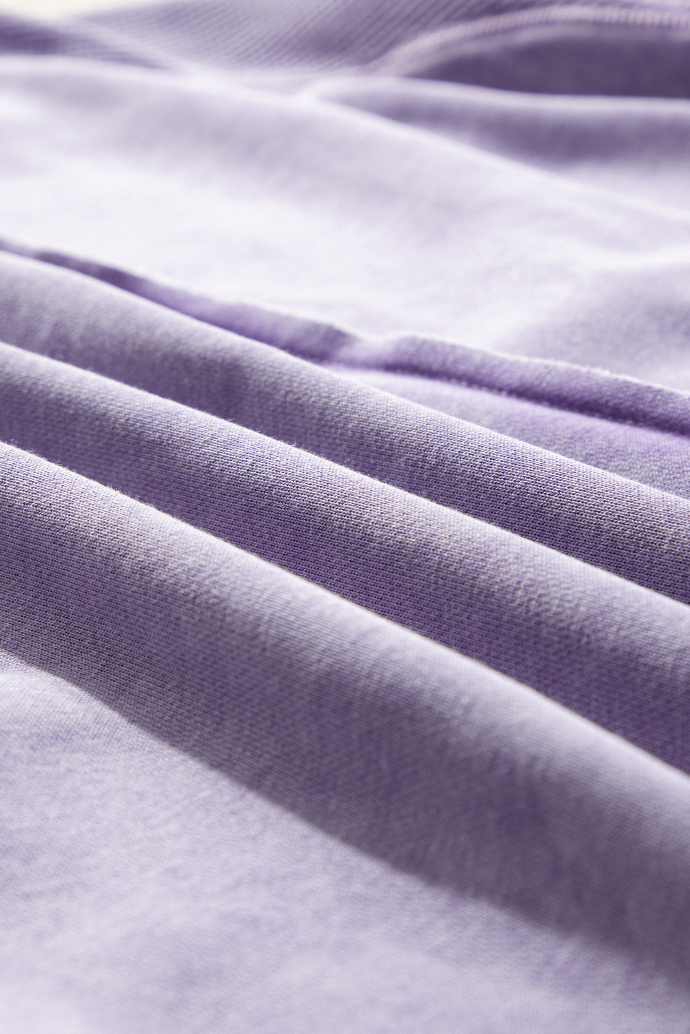 Oversized Waffle Sweatshirt (Purple)