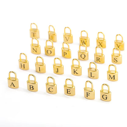Locked Love Initial Necklace