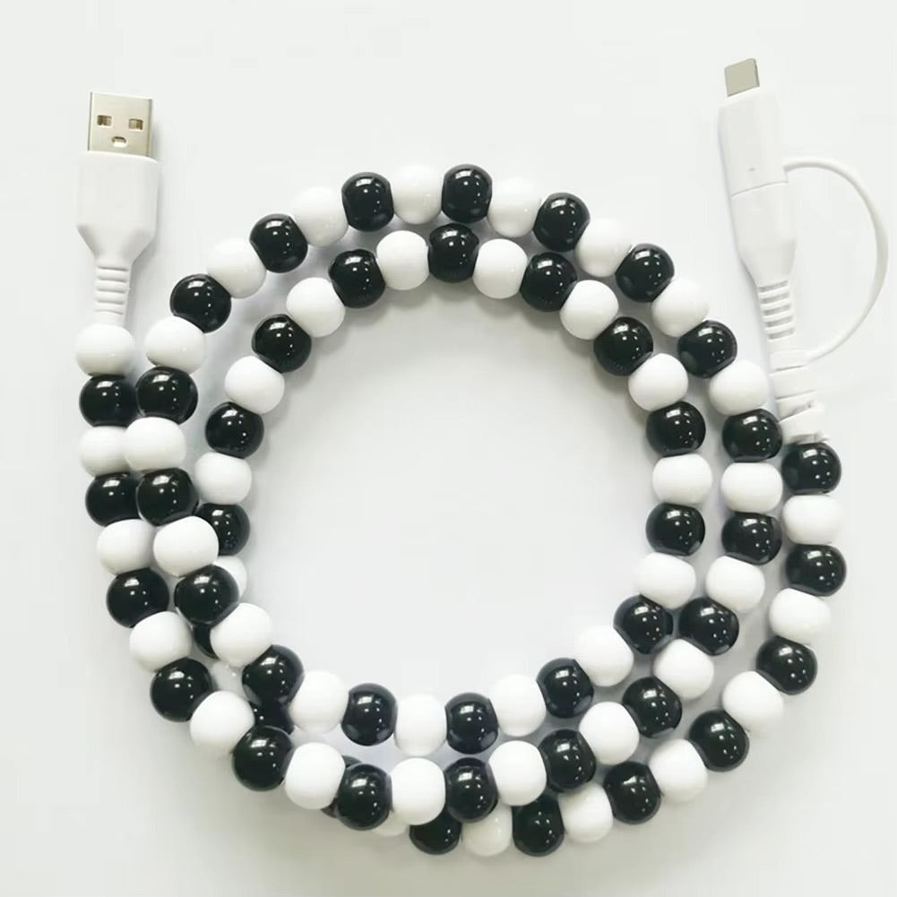 Beaded Charger Cord (Multiple Colors)