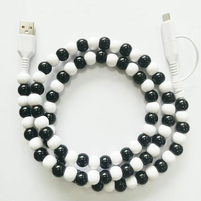 Beaded Charger Cord (Multiple Colors)