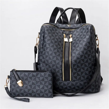 Backpack & Wristlet (3 Colors)