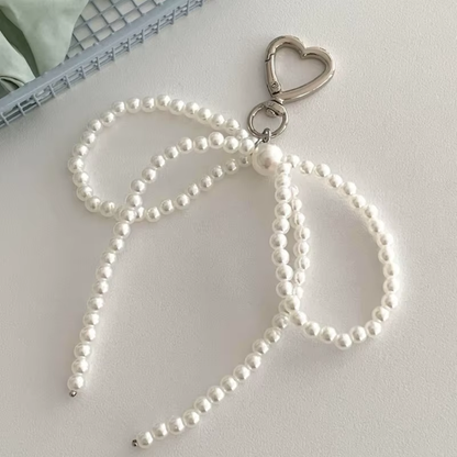 Beaded Bowknot Bag Charm (3 Colors)
