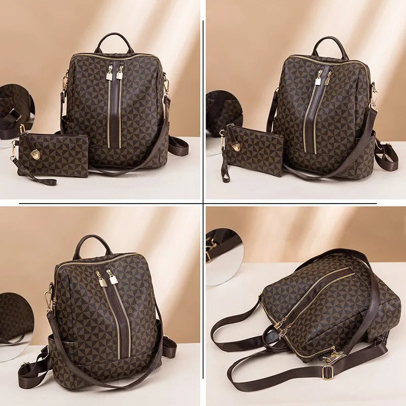 Backpack & Wristlet (3 Colors)