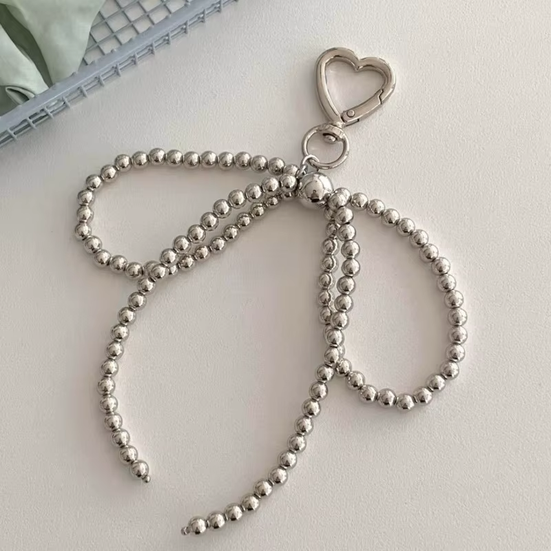 Beaded Bowknot Bag Charm (3 Colors)