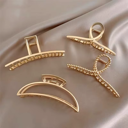 Golden Grace Hair Claw Clip (Multiple Styles)