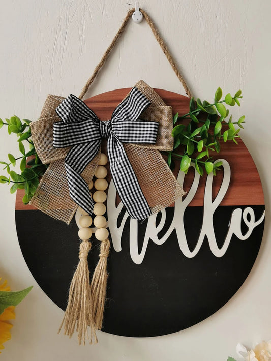 Wooden Round Door Hanger (2 Styles)