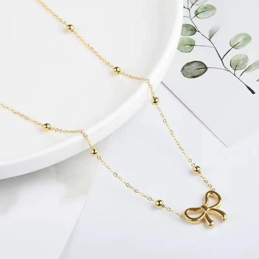Darling Bow Necklace