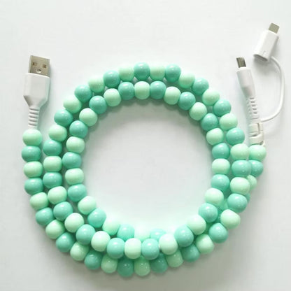 Beaded Charger Cord (Multiple Colors)