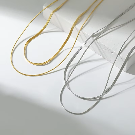 Sleek & Chic Double Layer Chain (2 Colors)