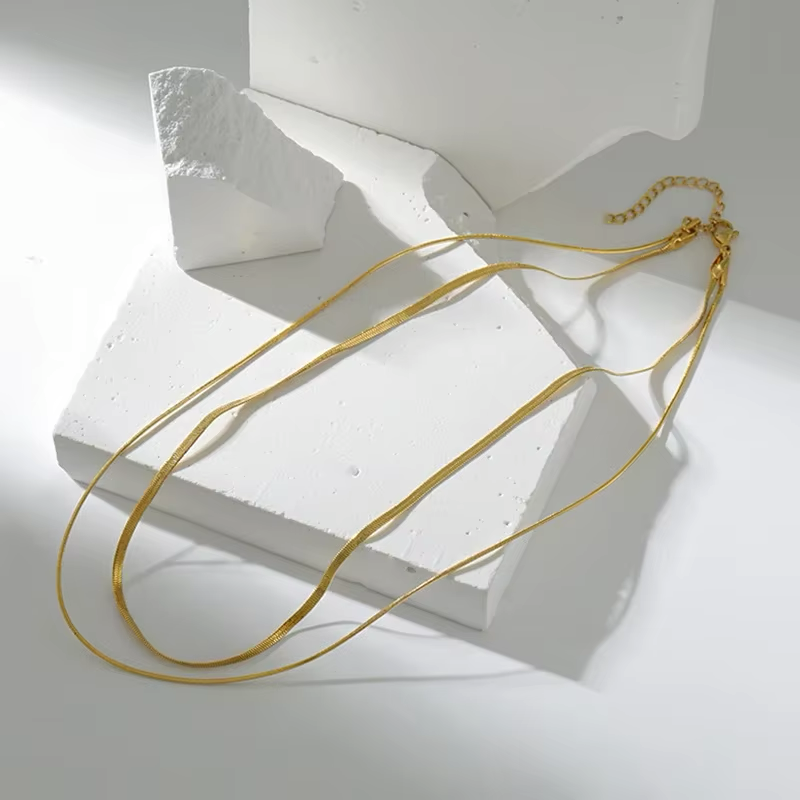 Sleek & Chic Double Layer Chain (2 Colors)