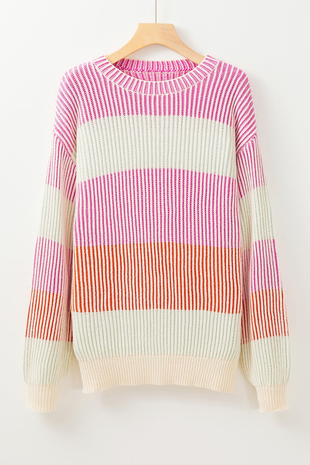 Creamsicle Bubble Sleeve Sweater