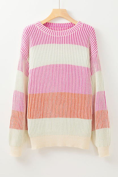 Creamsicle Bubble Sleeve Sweater