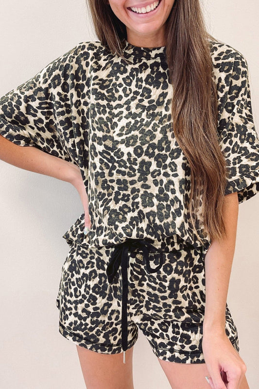 Leopard Luxe Lounge Set