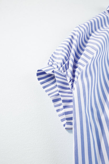 Breezy Blues Dolman Oversized Shirt