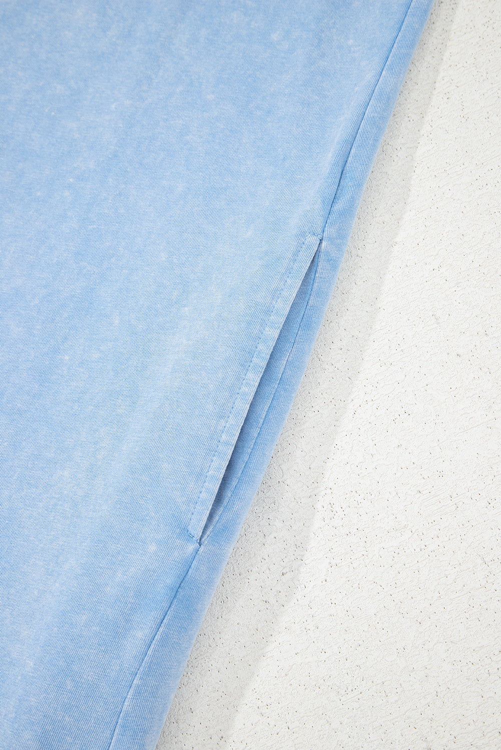 Mineral Wash Pocket Tank Dress (Blue)