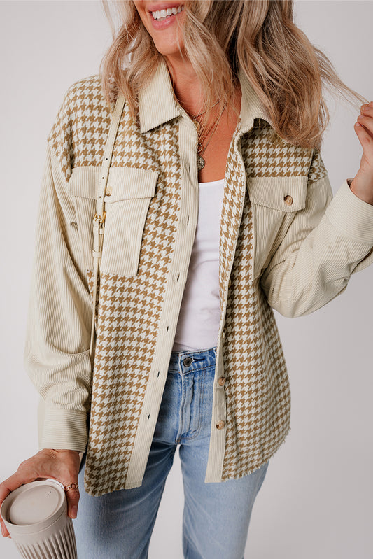 Houndstooth Harvest Shacket